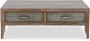 Industrial Timberwood Coffee Table - Corvelle