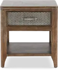 Corvelle Industrial Timberwood End Table