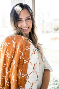 Copper XL Muslin Quilt Blanket - Juliet-3