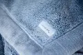Light Blue Storm Cloud Lush Mini Baby Blanket