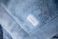 Soft Airy Blue Storm Cloud Lush Receiving Blanket-2
