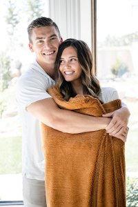 Camel Lush XL Throw Blanket-3
