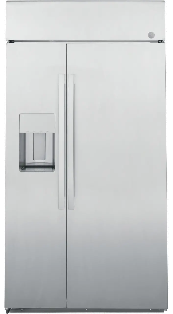 PSB42YSNSS GE Profile 24.3 cu ft Built In Side by Side Smart Refrigerator - 42 W Stainless Steel-1