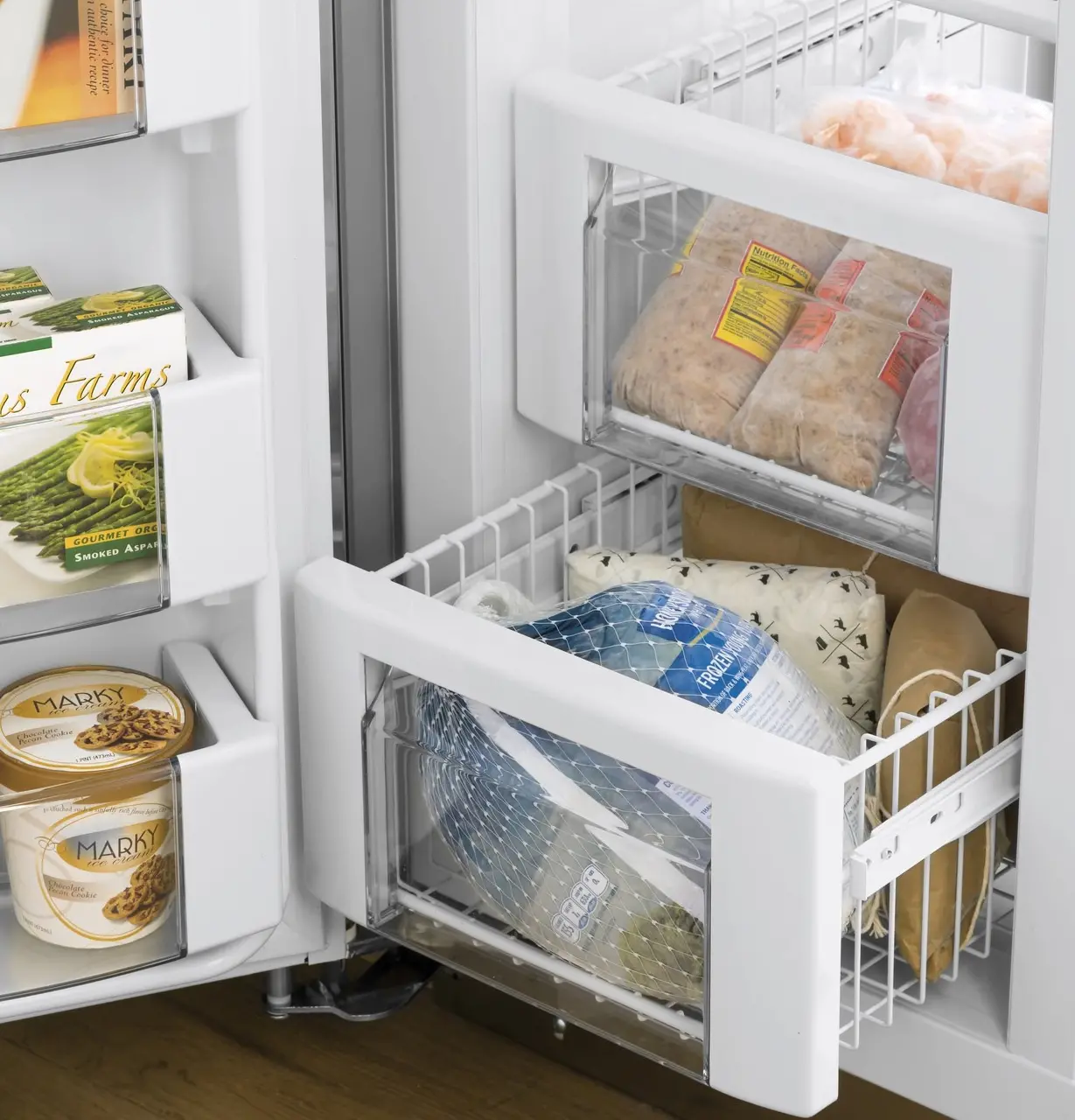 PSB42YSNSS GE Profile 24.3 cu ft Built In Side by Side Smart Refrigerator - 42 W Stainless Steel-7