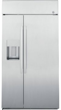 PSB42YSNSS GE Profile Built In Side by Side Smart Refrigerator - 42 Inch, 24.3 cu. ft, Counter Depth Stainless Steel