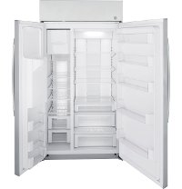 PSB42YSNSS GE Profile Built In Side by Side Smart Refrigerator - 42 Inch, 24.3 cu. ft, Counter Depth Stainless Steel-4