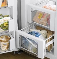 PSB42YSNSS GE Profile Built In Side by Side Smart Refrigerator - 42 Inch, 24.3 cu. ft, Counter Depth Stainless Steel-7