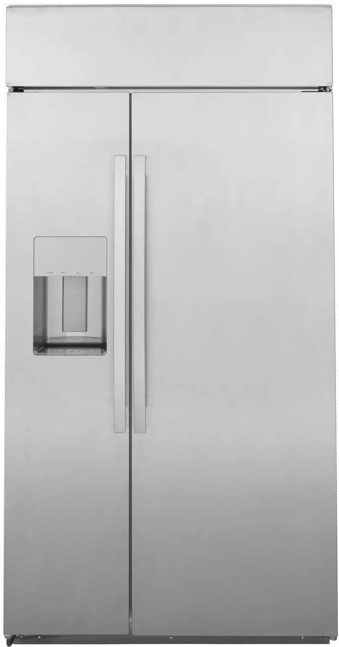 PSB48YSNSSS GE Profile 28.7 cu ft Built in Side by Side Refrigerator - 48 W Stainless Steel-1