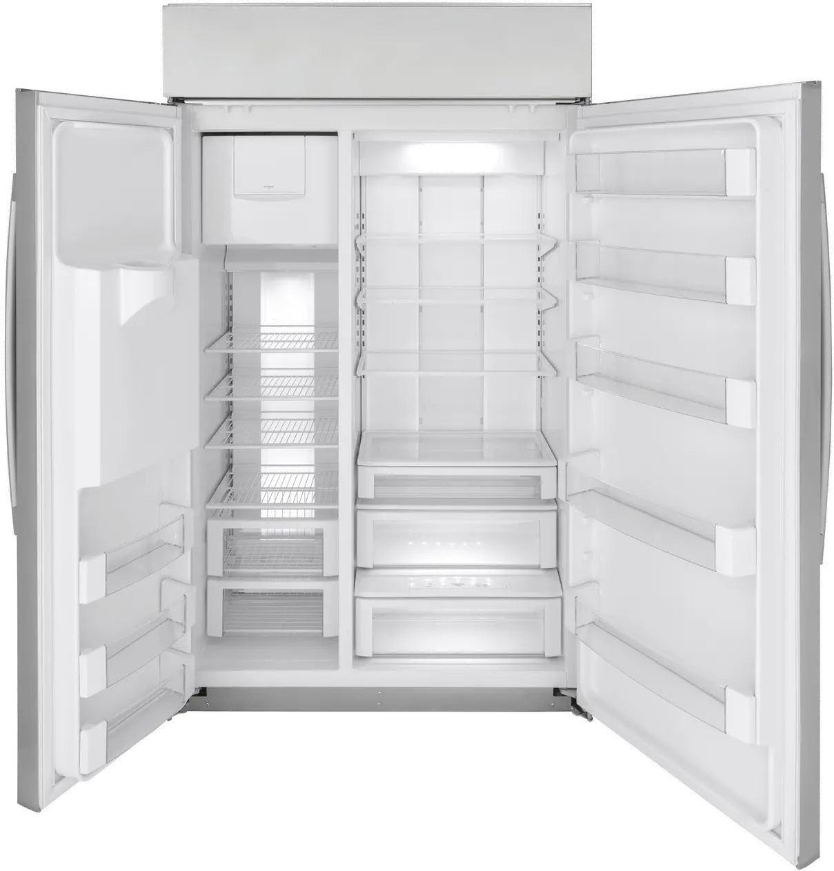 PSB48YSNSSS GE Profile 28.7 cu ft Built in Side by Side Refrigerator - 48 W Stainless Steel-4
