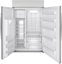 PSB48YSNSSS GE Profile 48 Inch Built in Side by Side Refrigerator - 28.7 cu. ft. Stainless Steel-4