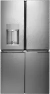 CQE28DM5NS5 Cafe 27.4 cu ft 4 Door Refrigerator - Platinum Glass