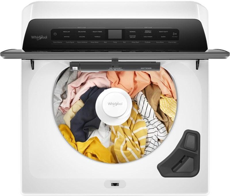 WTW5105HW Whirlpool Top Load Washer with Pretreat Station - 4.7 cu. ft. White-8