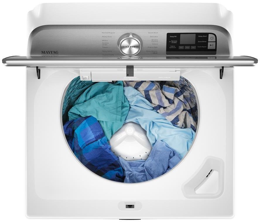 MVW7232HW Maytag Smart Top Load Washer with Extra Power Button - 5.3 Cu. Ft. White-2