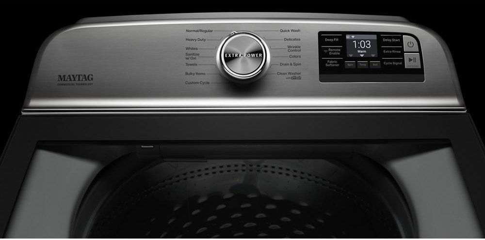 MVW7232HW Maytag Smart Top Load Washer with Extra Power Button - 5.3 Cu. Ft. White-5