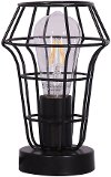 8 Inch Dark Bronze Metal Industrial Uplight Table Lamp