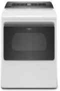 WED5100HW Whirlpool Electric Dryer with Intuitive Controls - 7.4 cu. ft. White