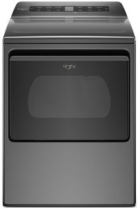 WED6120HC Whirlpool Smart Capable Electric Dryer with Quick Dry - 7.4 cu. ft. Chrome Shadow
