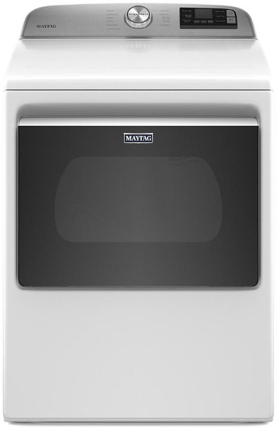 MED6230HW Maytag Electric Dryer with Extra Power - 7.4 Cu. Ft. White