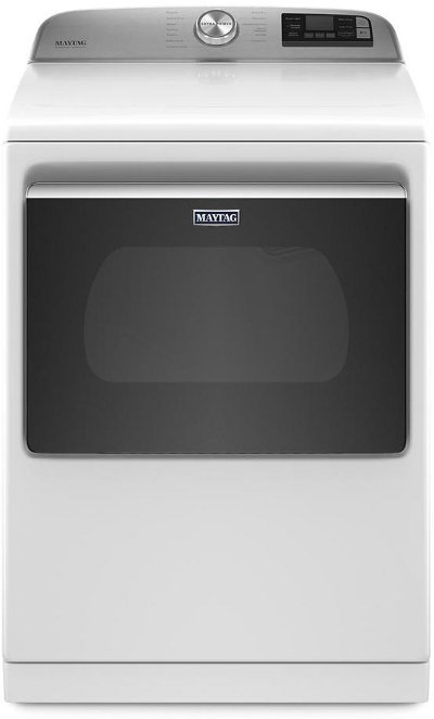 MED7230HW Maytag Smart Capable Electric Dryer with Extra Power Button - 7.4 Cu. Ft.