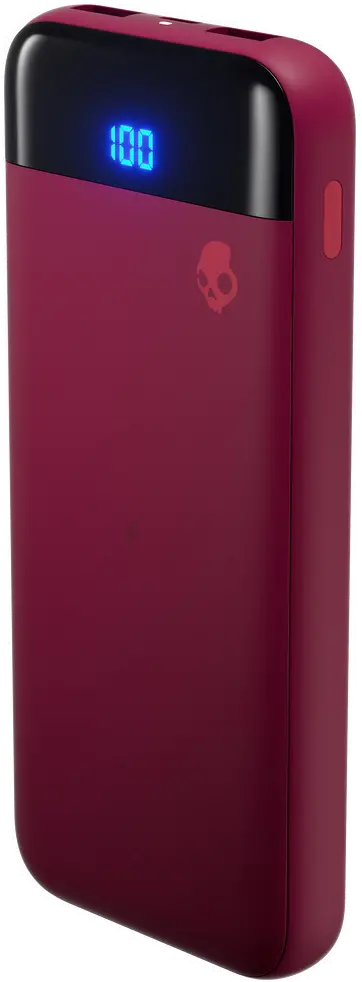 S7PWZ-M723 Skullcandy Stash Wireless Portable Battery - Deep Red-3