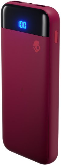 S7PWZ-M723 Skullcandy Stash Wireless Portable Battery - Deep Red-3
