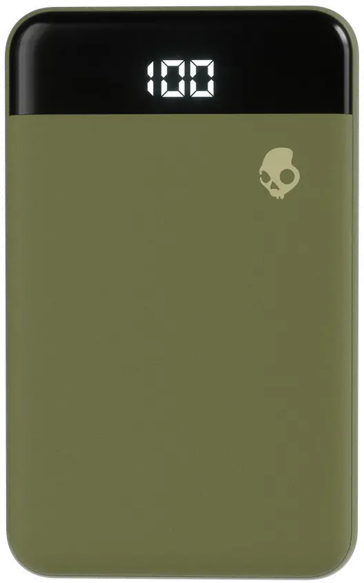 S7PFZ-M726 Skullcandy Stash Fat Portable Battery - Moss-2