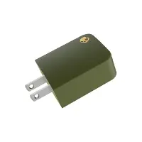 S7FSZ-M726 Skullcandy Fix AC Adapter with USB Port - Moss
