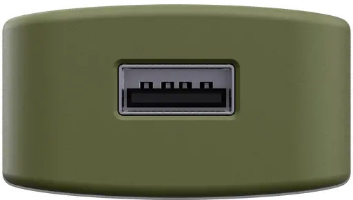 S7FSZ-M726 Skullcandy Fix AC Adapter with USB Port - Moss-2