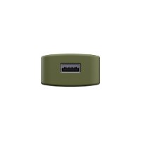 S7FSZ-M726 Skullcandy Fix AC Adapter with USB Port - Moss-2