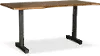 Black Forest Natural Live Edge Counter Height Dining Table