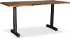 Natural Live Edge Counter Height Dining Table - Black Forest