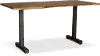 Natural Live Edge Counter Height Dining Table - Black Forest