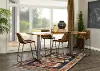 Clearance Black Forest 5 Piece Counter Height Dining Room Set with Brown Chairs