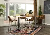 Clearance Black Forest 5 Piece Counter Height Dining Room Set with Brown Chairs