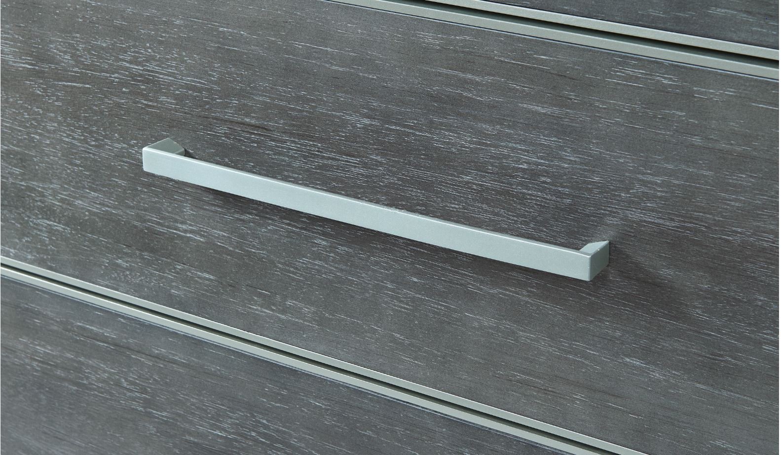 Contemporary Slate Gray Dresser - Silver Moon-3