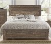 Clearance Modern Rustic Brown Queen Bed - Corbin