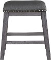 Gray Backless 24 Inch Counter Height Stool - Flanders