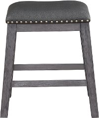 Gray Backless 24 Inch Counter Height Stool - Flanders
