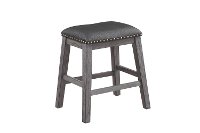 Gray Backless 24 Inch Counter Height Stool - Flanders-2