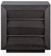 Modern Black Nightstand - Wentworth