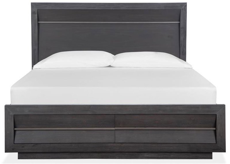 Modern Black Queen Storage Bed, Storage Bed Frames Queen