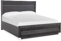 Modern Black Queen Storage Bed - Wentworth-2