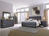 Modern Black 4 Piece King Bedroom Set - Wentworth