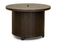 Modern Round Patio Fire Pit - Adeline-2