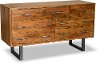 Industrial Natural Dining Room Sideboard - Black Forest