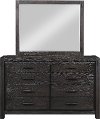 Rustic Contemporary Espresso Dresser - Canyon Rock