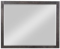 Rustic Contemporary Espresso Mirror - Canyon Rock