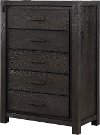 Rustic Espresso Chest of Drawers - Canyon Rock