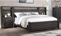 Espresso Brown Queen Wall Bed - Canyon Rock