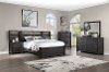 Espresso Brown 4 Piece Queen Bedroom Set - Canyon Rock